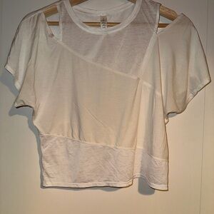 lululemon athletica White Crop Top